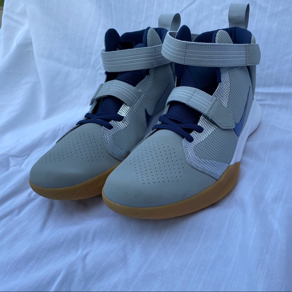 Nike Precision III FlyEase Light Smoke Grey NEW